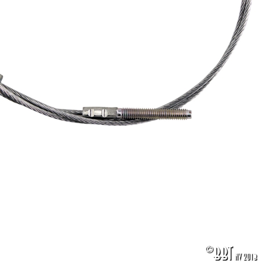 Beetle Handbrake Cable - 1975-79 - SWEDISH 1303 Models (1799mm Long With 550mm Conduit)