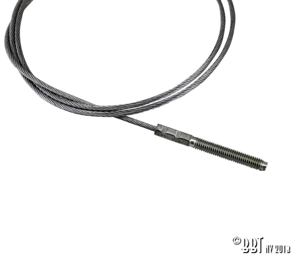 Beetle Handbrake Cable - 1972-74 - SWEDISH MODELS (1769mm Long With 555mm Conduit)