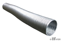 T1 Heater Channel To Bottom Of Y Piece In A Post Aluminium Air Hose (47mm X 915mm)