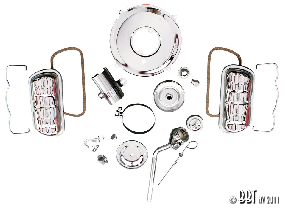 EMPI Chrome Engine Dress Up Kit - Type 1 Engines - Cool Air VW