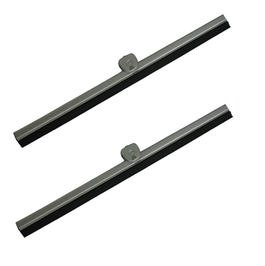 Beetle Silver Wiper Blades - Pair - 1958-64