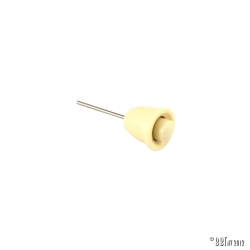 Beetle Wiper Switch Knob (With Plunger) - 1960-66 - Ivory (Also Karmann Ghia And Type 3)