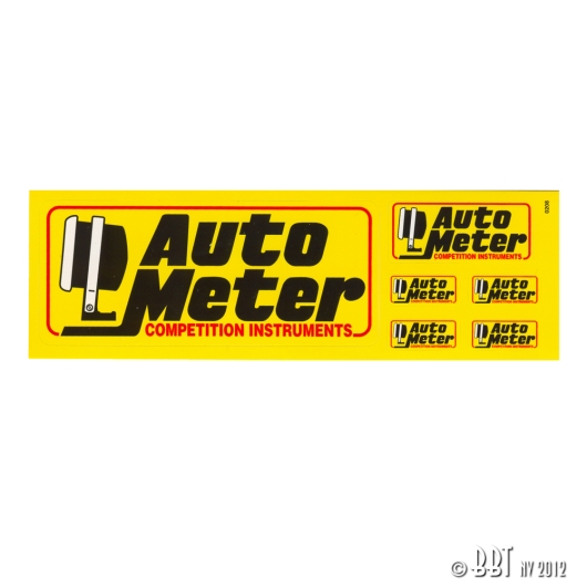 AutoMeter Small Sticker Kit - 3 Piece