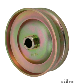 FLAT 4 Top Pulley - Type 1 Engines (Fits Alternator or Dynamo) - 12 Volt
