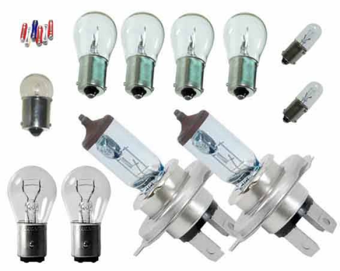 12 Volt 3 Prong Bulb And Fuse Bundle Kit