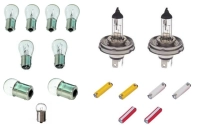12 Volt Round Base Bulb And Fuse Bundle Kit
