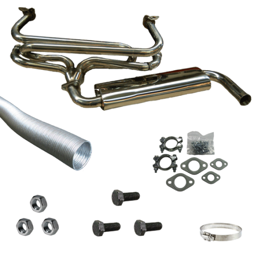 **NCA** Type 1 Stainless Steel Single Quiet Pack Exhaust System