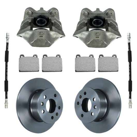 Baywindow Bus Front Brake Bundle Kit Deluxe - 1973-79 (Disc Brakes)