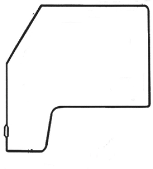 Baywindow Bus Cab Door Seal - Left - Top Quality