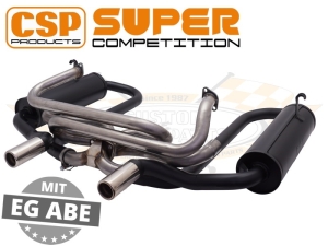 CSP Beetle Supercomp Exhaust (J Tubes and Twin Carbs)