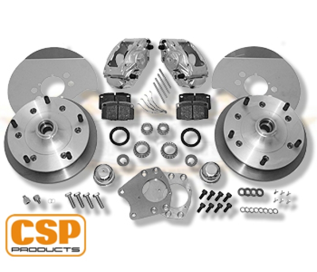 CSP Splitscreen Bus Wide 5 Rear Disc Brake Conversion - IRS (5x205 PCD, Cross Drilled)