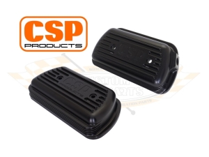 CSP 25HP+30HP Billet Rocker Covers With Machined Logo And Cooling Fins