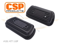 CSP Billet Rocker Covers With Cooling Fins - Type 1 Engines (Machined Logo)