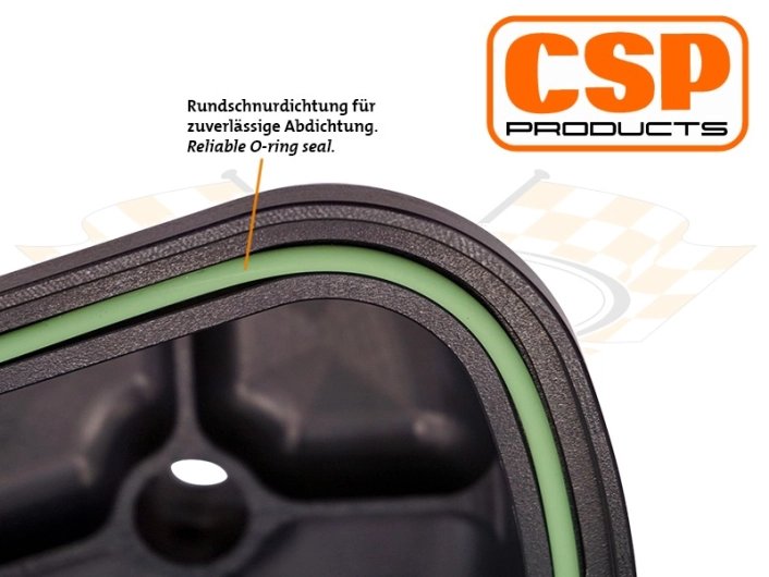CSP Billet Rocker Covers With Cooling Fins - Type 1 Engines (Laser Engraved Logo)