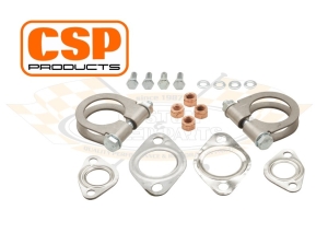 CSP Type 1 Exhaust Fitting Kit (Twin Tailpipes) - 25HP And 30HP Type 1 Engines