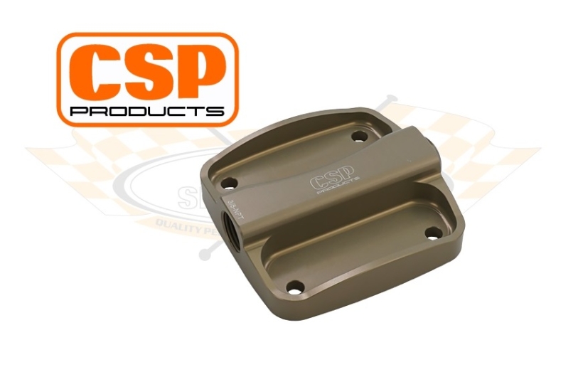 CSP Type 1 Full Flow Oil Pump Cover With Pressure Valve - 6mm Studs (Includes 25HP + 30HP) - M18x1.5