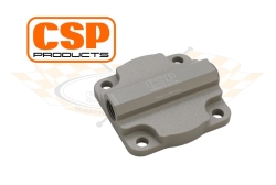 CSP Billet Full Flow Oil Pump Cover With Pressure Valve - 3/8