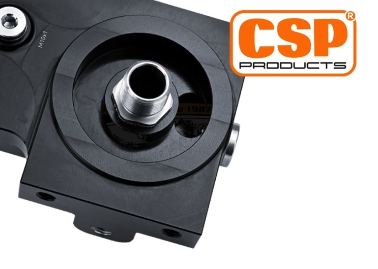 CSP Oil Filter Bracket With Thermostat - M18x1.5