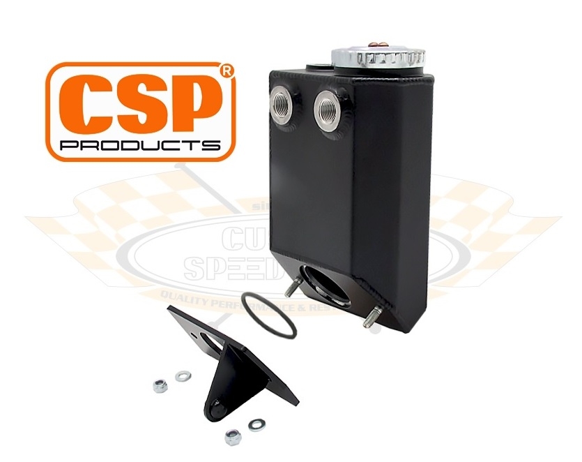 CSP Black Powdercoated Oil Breather Tower - For Use With Alternator ...