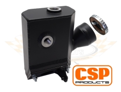 CSP Bus Black Powdercoated Oil Breather Tower - For Use With Alternator Stands