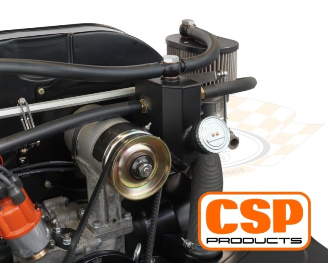 CSP Bus Billet Oil Breather Tower - For Use With Dynamo Stands