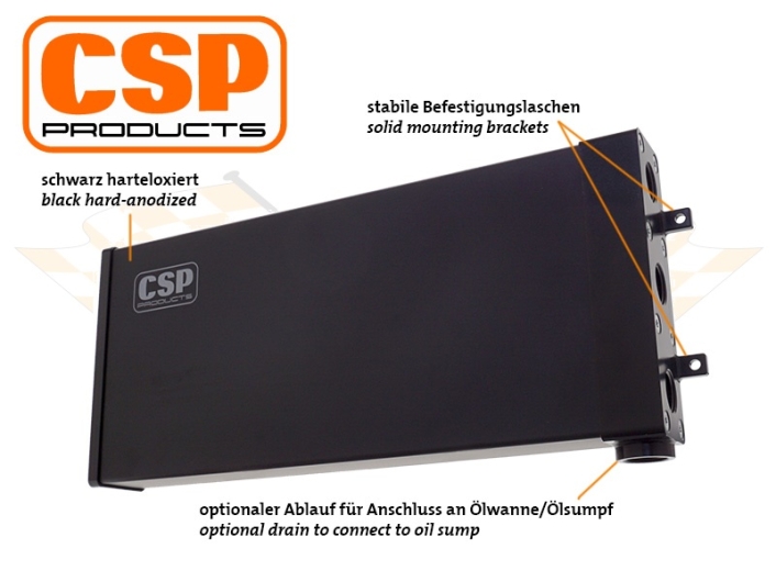 CSP Breather Box - 1.5 Litre - M22 With Oil Drain