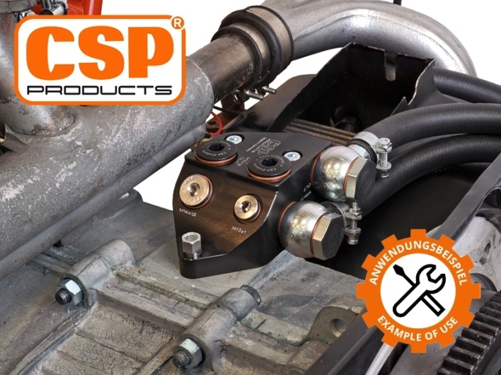 CSP Type 1 Oil Cooler Bypass With Thermostat - 3/8