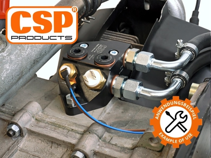 CSP Type 1 Oil Cooler Bypass With Thermostat - 3/8