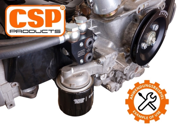 CSP Type 4 Oil Cooler Bypass With Thermostat - 3/8