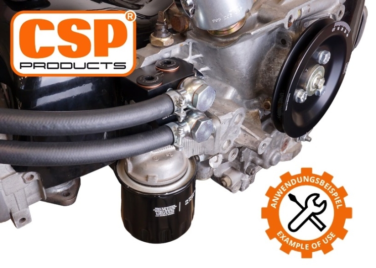 CSP Type 4 Oil Cooler Bypass With Thermostat - 3/8