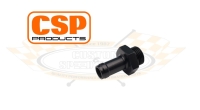 CSP M18x1.5 Barb Fitting - For 13mm Hose (Black)