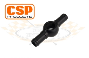 CSP M18 Dual Banjo Fitting - For 14mm-15mm Hose (Black)