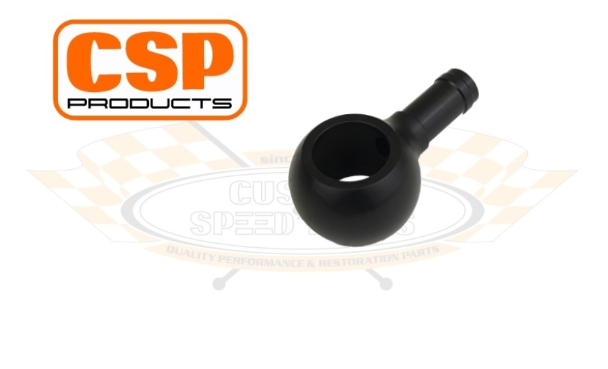 CSP M22 Banjo Fitting - For 12mm-13mm Hose (Black)