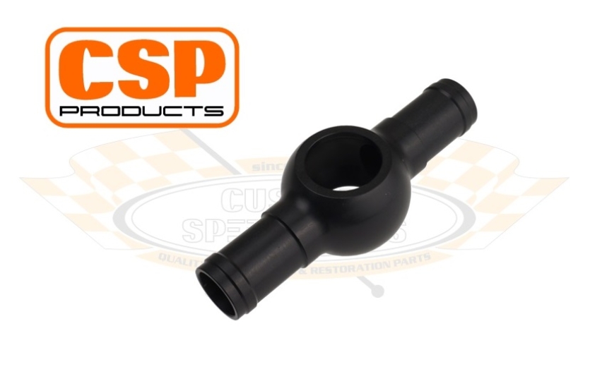 CSP M22 Dual Banjo Fitting - For 18mm Hose (Black)