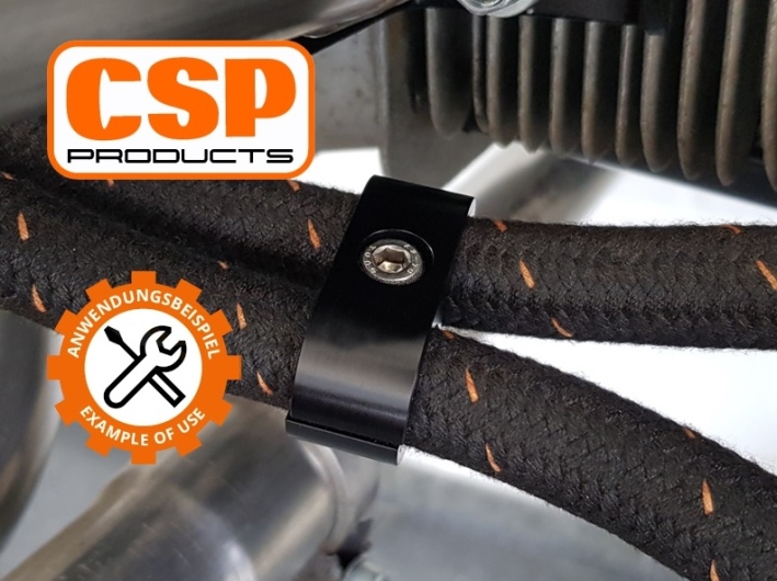 CSP 2 Way Hose Separator Clamp - For 19mm Hose