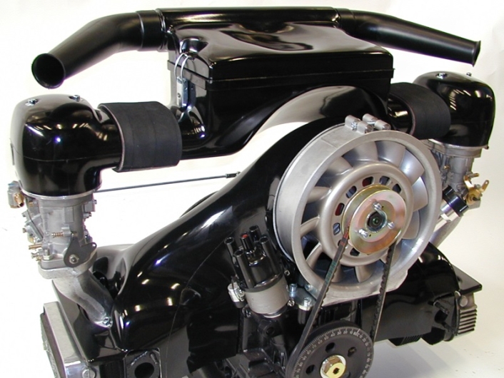 44IDF, 48IDF Twin Carb Carbon Fibre Air Box Kit - Type 1 Engines With Porsche Fanshroud
