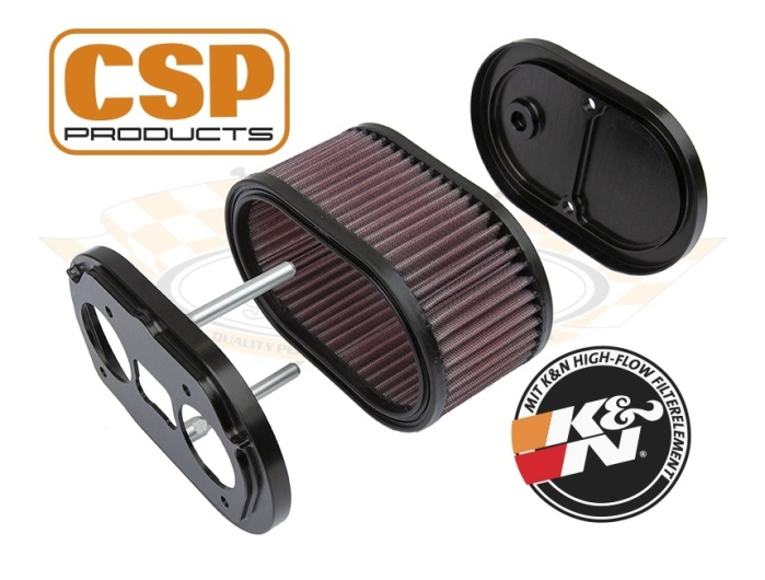 CSP Weber 44/48 IDF Air Filter - 100mm With M18x1.5 Breather Fitting