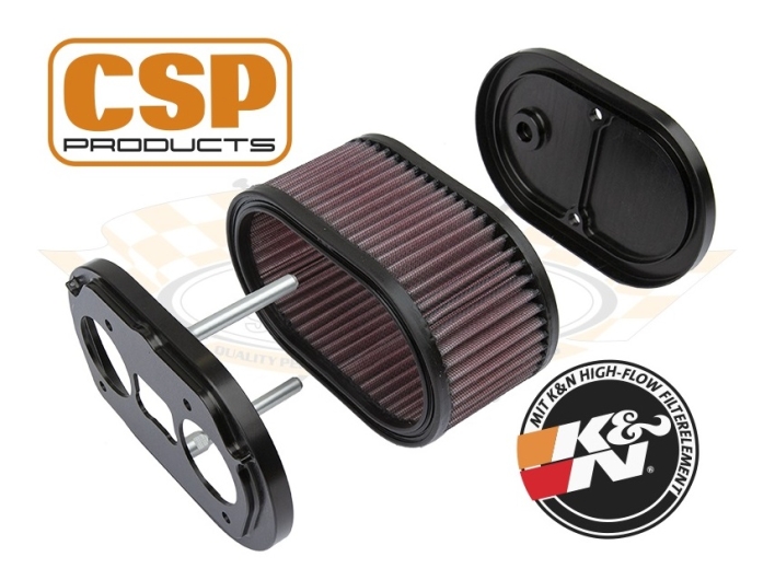 CSP Weber 40 IDF Air Filter (With Crest) - 83mm Without Breather