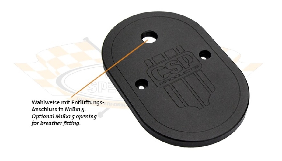 CSP Weber 44/48 IDF Air Filter (With Crest) - 100mm With M22x1.5 Breather Fitting