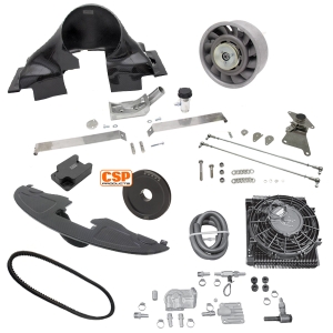 Deluxe CSP Porsche Cooling Conversion Kit - Carbon Fibre - Type 1 Engines
