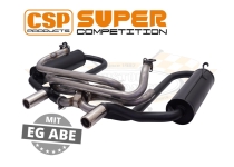 CSP Beetle Supercomp Exhaust (J Tubes And Single Carb)