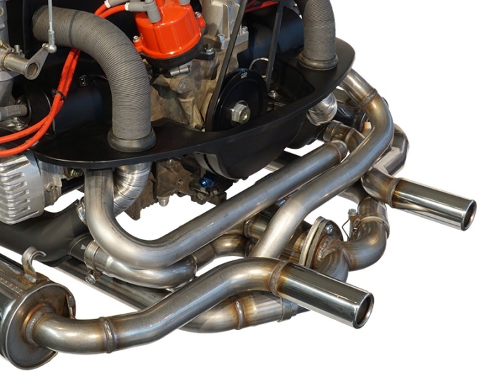 Beetle CSP EVO Competition Exhaust - 38mm Bore (For Use With CSP Heat Exchangers)