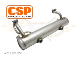 Beetle CSP Stainless Exhaust - 1963-79 - 1300cc-1600cc With Heat Risers