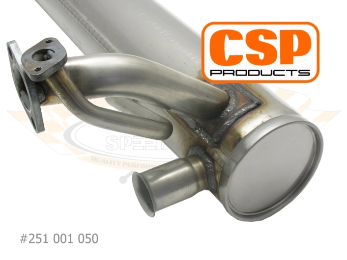 Beetle CSP Stainless Exhaust - 1963-79 - 1300cc-1600cc With Heat Risers
