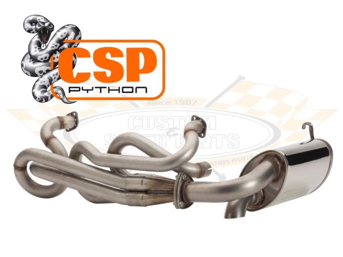CSP Karmann Ghia Python Exhaust - Type 1 Engine - 48mm Bore