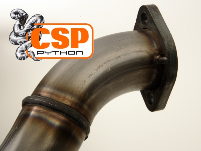 CSP Beetle Python Exhaust - Type 1 Engine - 38mm Bore - With Heat Risers