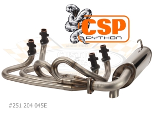 CSP Karmann Ghia Python Exhaust - Type 4 Engine (Post 79 Engine) - 48mm Bore