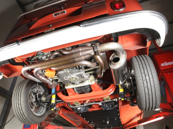 CSP Karmann Ghia Python Exhaust - Type 4 Engine (Pre 78 Engine) - 42mm Bore
