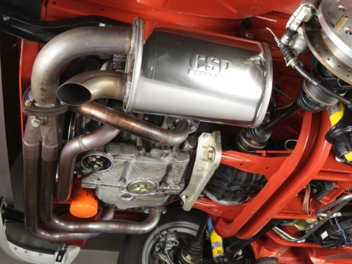 CSP Splitscreen Bus Python Exhaust - Type 4 Engine (Pre 78 Engine) - 48mm Bore