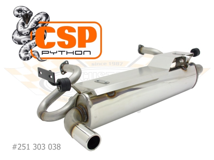 CSP Type 3 Python Exhaust - 1962-73 - 38mm Bore